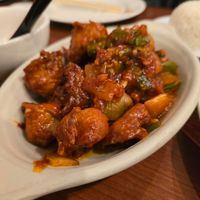 Spicy garlic chikin. Level 7 spice level at Thuyen Vien in Anaheim