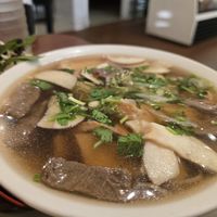 Pho w/beef. I usually get tofu but tried beef today at Thuyen Vien in Anaheim