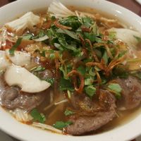 vegan Vietnamese spicy soup at Thuyen Vien in Anaheim