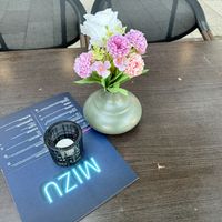 outside table  at Mizu Restaurant in Mannheim