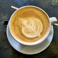 Cappuccino at Loading Bay Cafe in Windsor