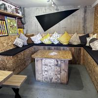 Inside seating, too.  at Loading Bay Cafe in Windsor