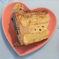 Vegan Chocolate Chip Cookie Dough Cake at Kizbee's Kitchen in Egg Harbor City