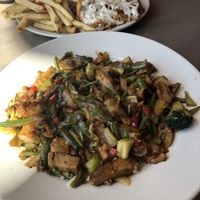 Seitan stir fry  at Olga's Diner in Marlton