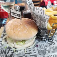 Moving mountain vegan beef burger at Barnacles in Llandudno