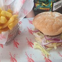 Moving Mountains burger at Barnacles in Llandudno