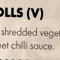 Menu at Thong Dee's Thai in Folkestone