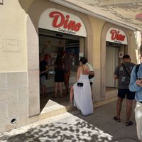 Famous Italian chain  at Gelati Dino in Sitges