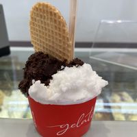 Generous scoops   at Gelati Dino in Sitges