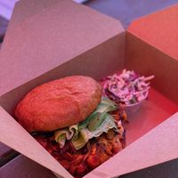 Jackfruit Buffalo Sandwich  at Dirty Vegan in Sandpoint