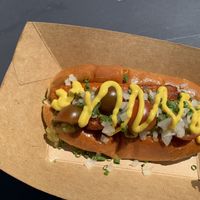 Carrot dog  at Farmer Baker in Pittsburgh