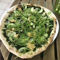 Green gorilla 🦍 Pizza - absolutely delicious!!!  at GreenGorilla in Budapest