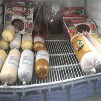 They even sell vegan cheese and different meat  at GreenGorilla in Budapest