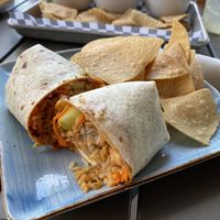Vegan burrito  at Banditos Cantina in Myrtle Beach