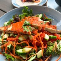 Tofu Bowl, but no rice, sub lettuce. at Banditos Cantina in Myrtle Beach