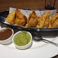 Samosas at Vegan Kitchen by Infinitea in Bangalore
