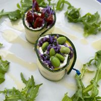 Purple sushi rolls! Yummy! at Broccolis in Spaarndam