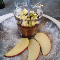 Avocado chocolate mousse at Broccolis in Spaarndam