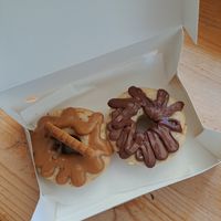 Nutella and cookie butter at Sara's Donut Story in Flower Mound