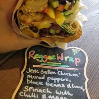 Wrap at Ground Plant Based Coffee in Swansea