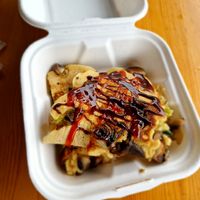 Vegan omelette  at Ground Plant Based Coffee in Swansea