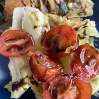 Side salad   at Ground Plant Based Coffee in Swansea