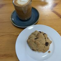 Chocolate chip cookie   at Ground Plant Based Coffee in Swansea