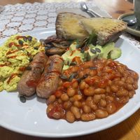 Vegan breakfast   at Ground Plant Based Coffee in Swansea