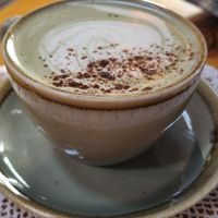 Mega chill matcha at Ground Plant Based Coffee in Swansea