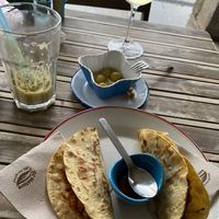 Vegan tacos! at La Hormiga in Pontevedra