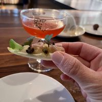 Endive with a potato filling. Unbelievable. Oh and that cocktail! at Grey Sweater in Oklahoma City