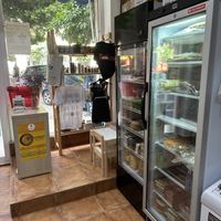 Refrigerator section  at the GREEN Grocery in Malaga