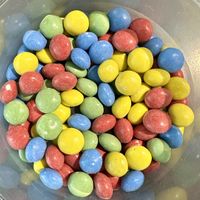 Chocolate Coated candies   at the GREEN Grocery in Malaga