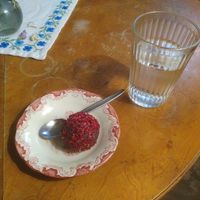 Blueberry ball at Källarbyn in Stockholm