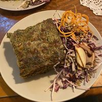 Vegan lasagne at Källarbyn in Stockholm