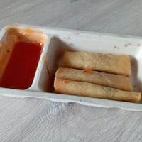 Vegan mini loempia's at Restaria 't Hoekske in Heerenveen