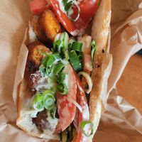 Vegan balls mit sesamsauce at DÖNA in Essen