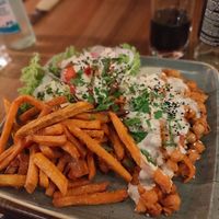 Veganomat with sweet potatoes at DÖNA in Essen