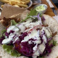 veganer one&only mit knoblauchsoße  at DÖNA in Essen