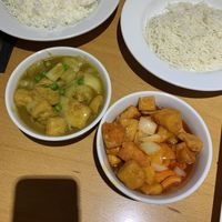 Chinese curry and sweet n sour  at 288 Bar & Wok in Cheltenham