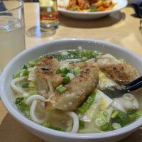 Vegan dumpling udon soup at 288 Bar & Wok in Cheltenham