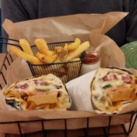 Vegan sharwarma at Bliski Wschód in Warsaw