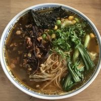 Ramen-specify if you want it vegan at La Vegana in Warsaw
