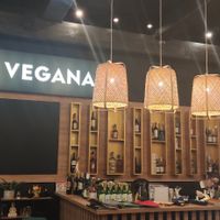 Indoors at La Vegana in Warsaw