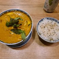 Curry at La Vegana in Warsaw