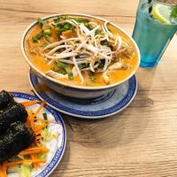 Laksa at La Vegana in Warsaw