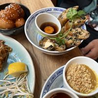 Spring rolls were delicious   at La Vegana in Warsaw