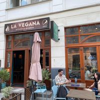 The patio. at La Vegana in Warsaw