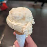Salted Caramel Cornpop at Gelateria Leonardo in Zurich