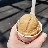 Coffee ice cream at ZRF - Gelateria Leonardo in Zurich